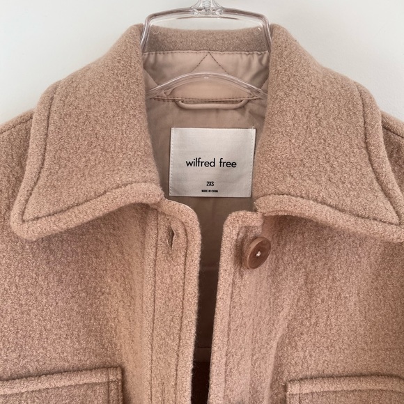 BNWT Aritzia Wilfred Free Ganna Shirt Jacket 2XS - Picture 1 of 12
